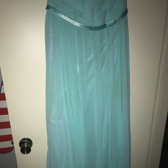 Light blue strapless prom/formal dress - Picture 5 of 8